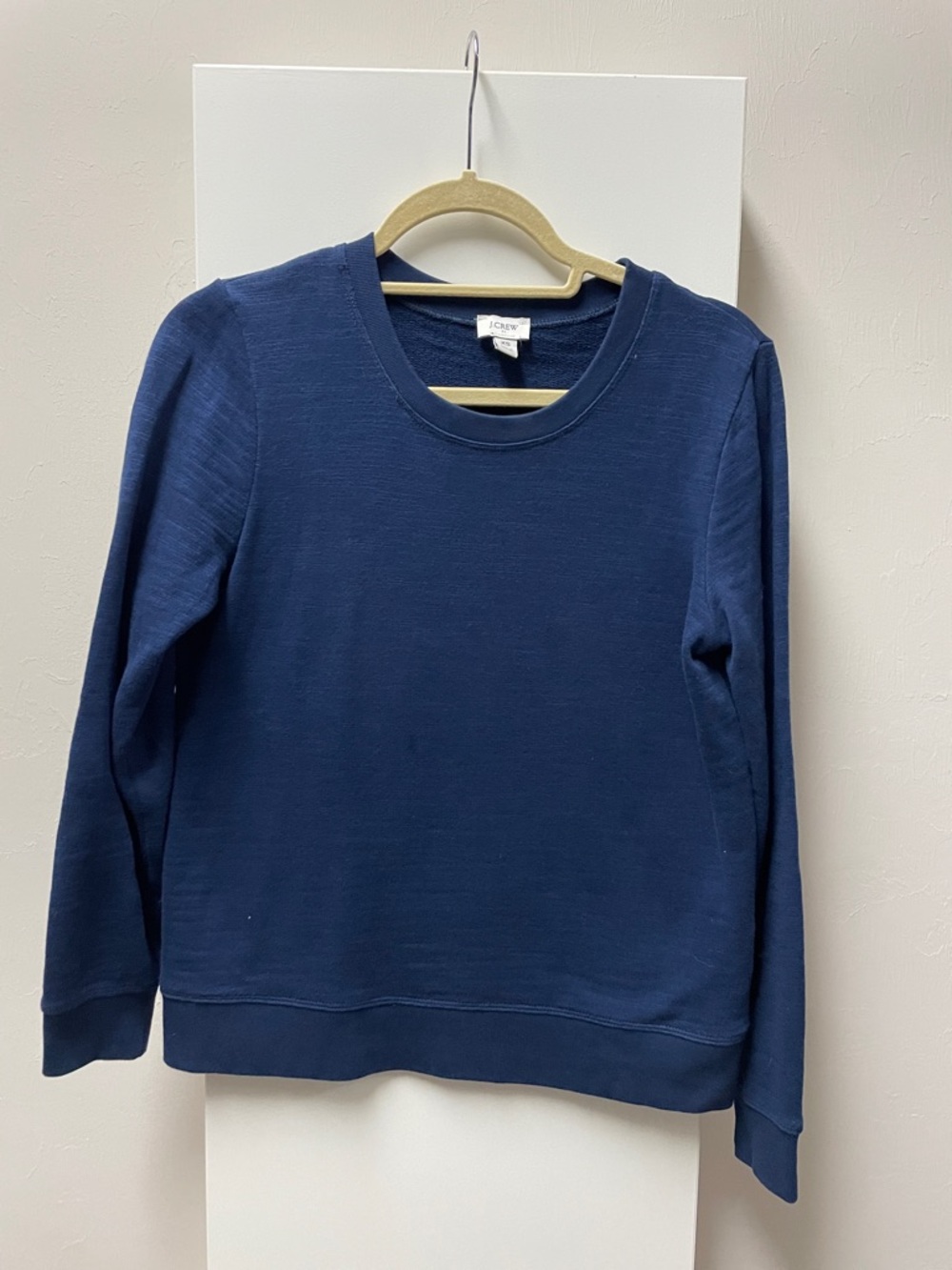 J. Crew Navy Blue Crewneck Sweater Size XS